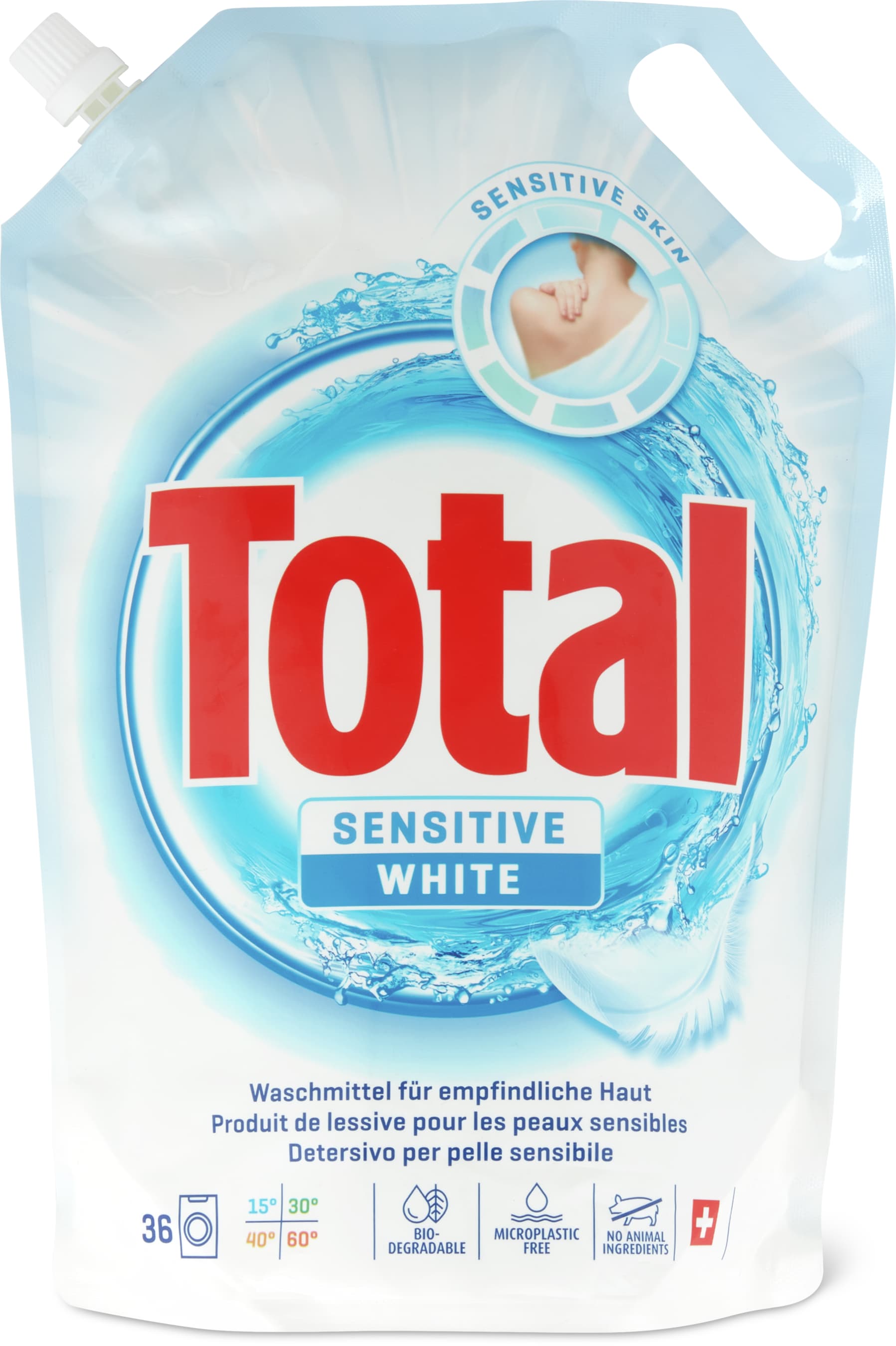 Detersivo liquido Sensitive White